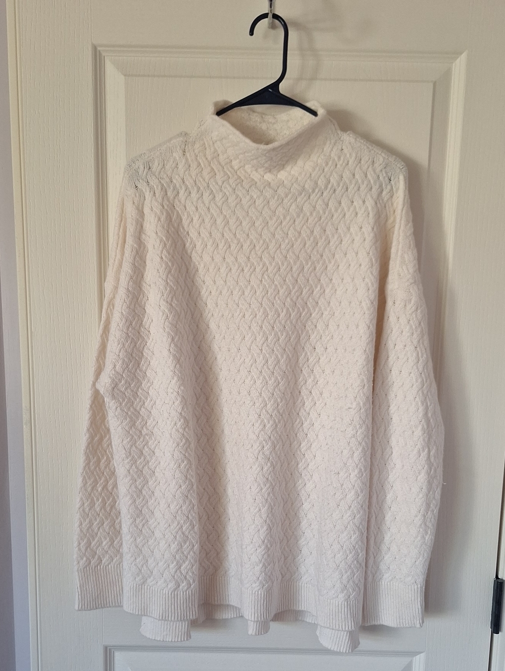 Vince Camuto Cream Cable Turtleneck Sweater